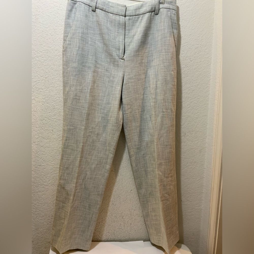 Rebecca Taylor Heather Grey Tweed Pants size 10